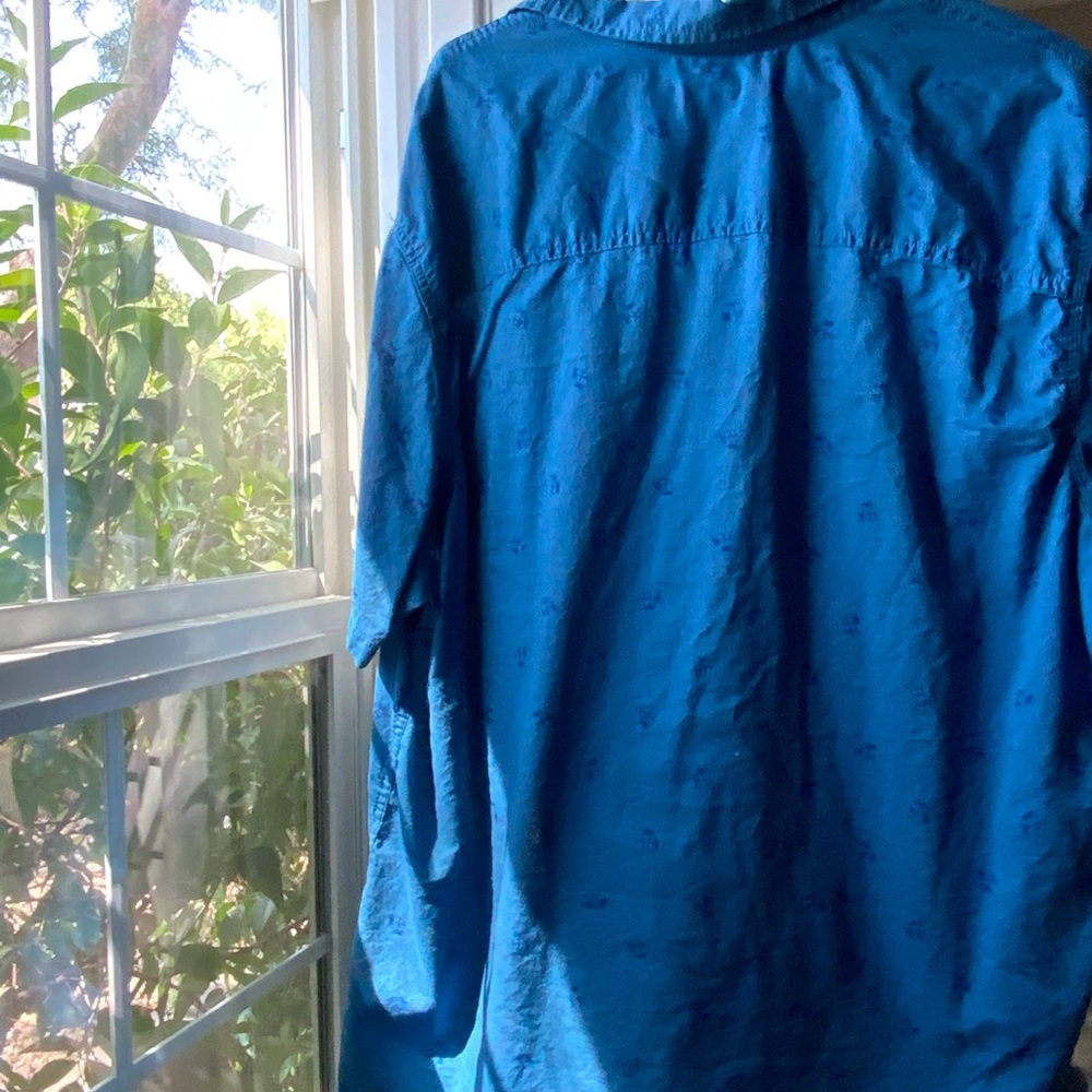 Blue button up - Picture 2 of 3